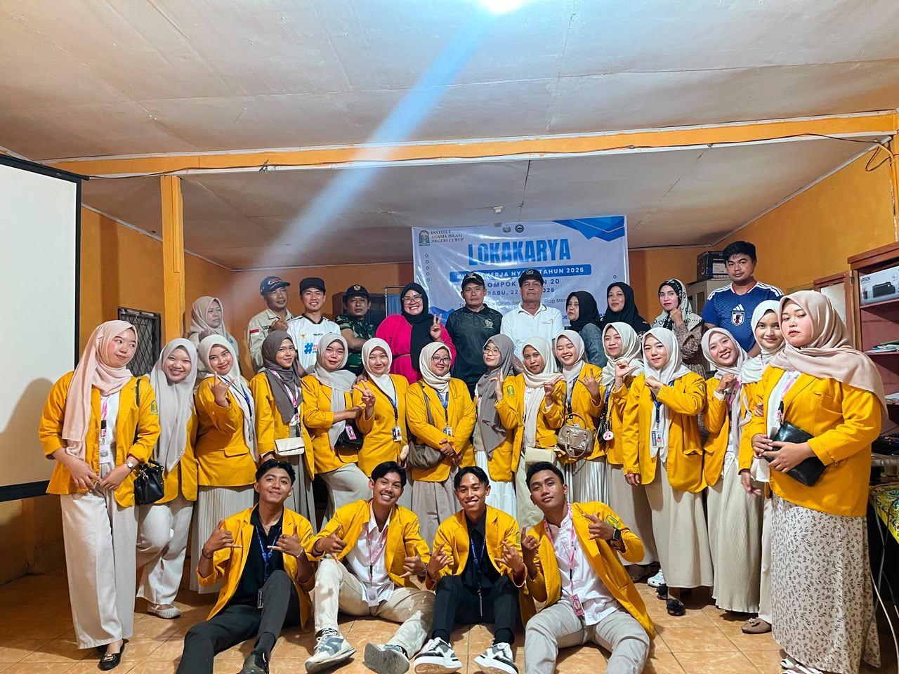 Acara lokakarya anak KKN IAIN curup